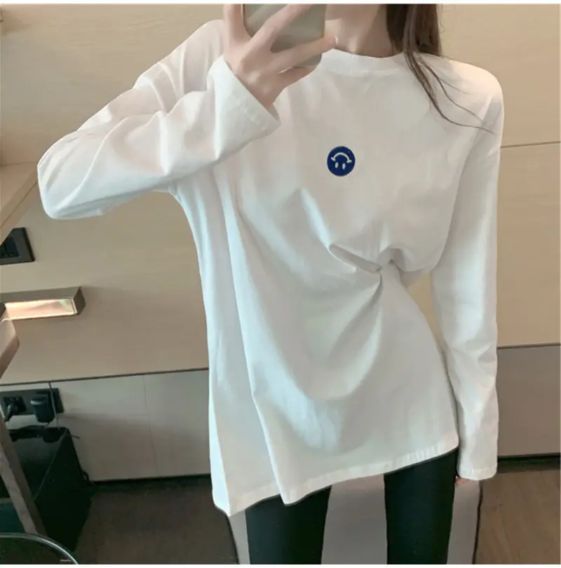 Fleece Lined White Women's Base Shirt Mid Length 2025 Winter — feature 4