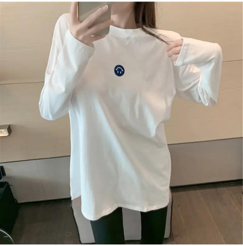 Fleece Lined White Women's Base Shirt Mid Length 2025 Winter — feature 5