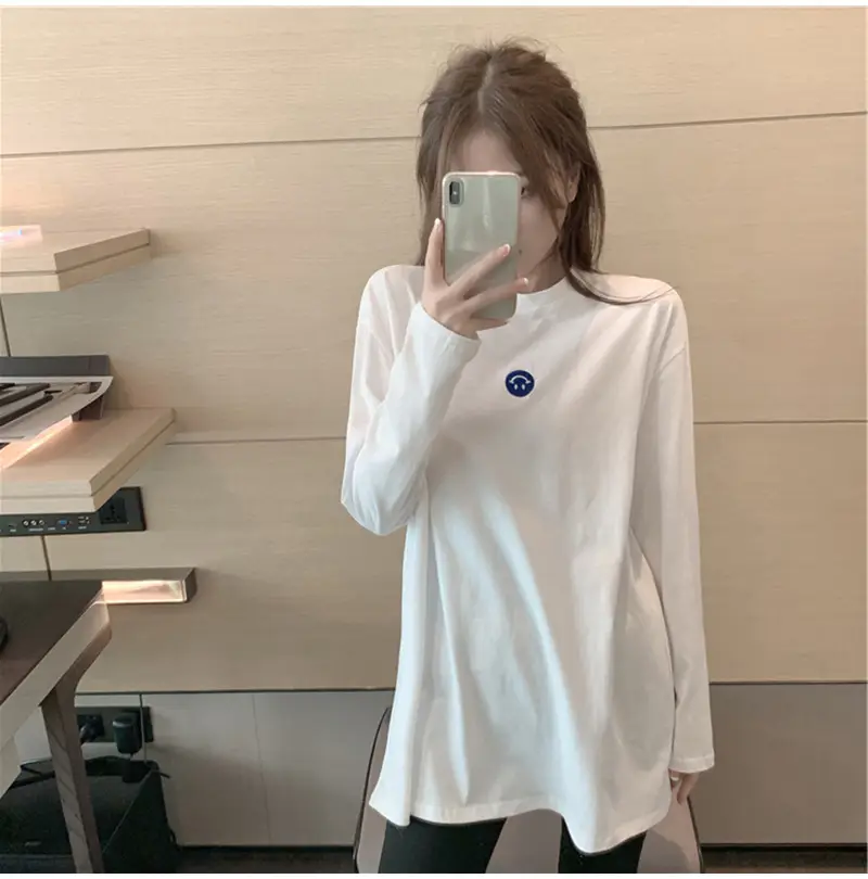 Fleece Lined White Women's Base Shirt Mid Length 2025 Winter — feature 7