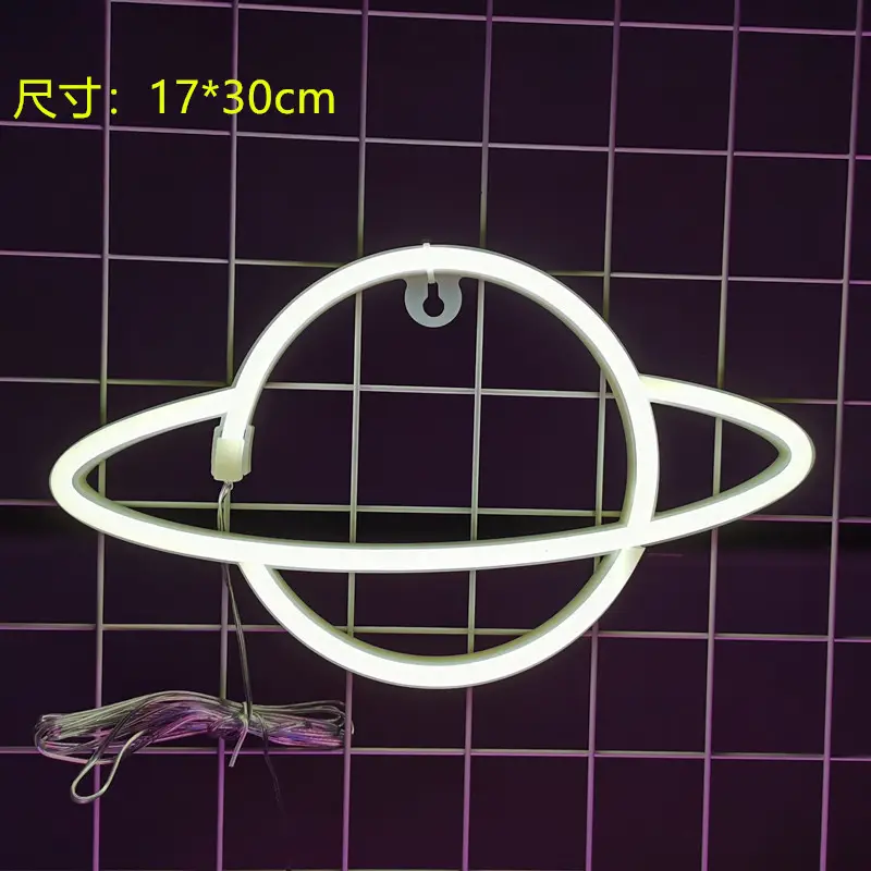 Led Planet Rocket Neon Light Wall Lantern - Image 11