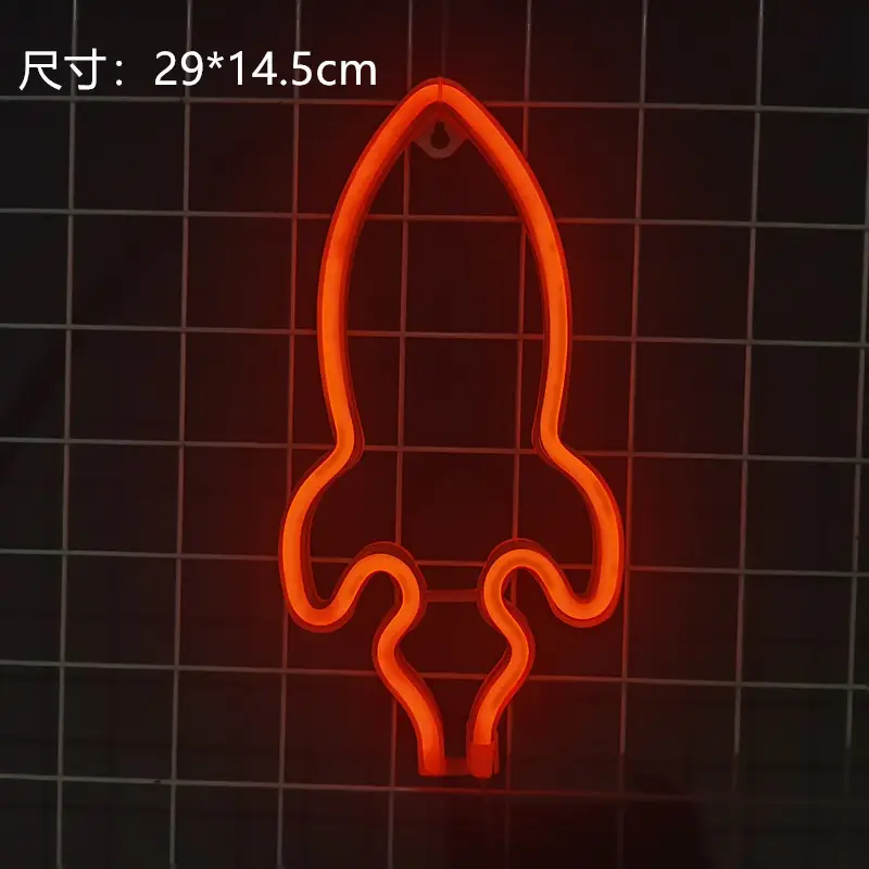 Led Planet Rocket Neon Light Wall Lantern - Image 15