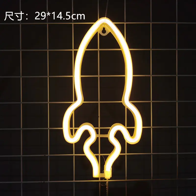Led Planet Rocket Neon Light Wall Lantern - Image 16