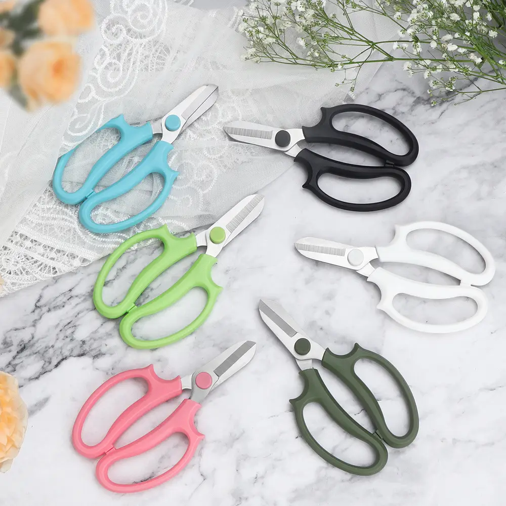 Floriculture Pruning Shears Wide-head Horticultural Shears Household Flower Shears Flower Branch Pruning Plate Planting Tools Flower Flower Arrange Scissors