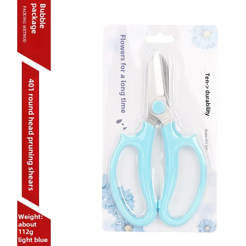 Floriculture Pruning Shears Wide-head Horticultural Shears Household Flower Shears Flower Branch Pruning Plate Planting Tools Flower Flower Arrange Scissors