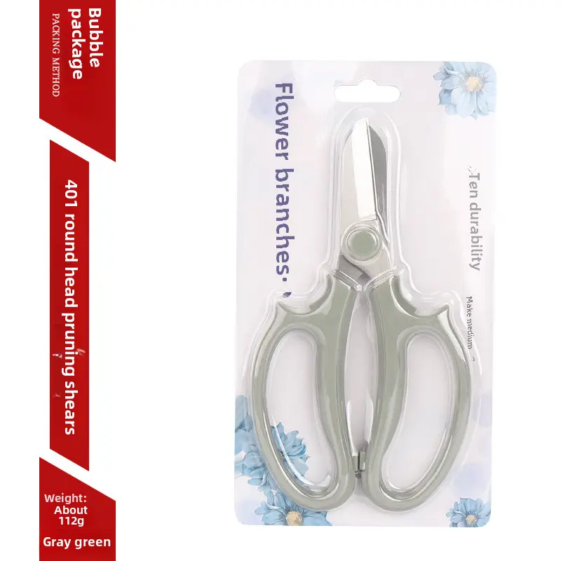 Floriculture Pruning Shears Wide-head Horticultural Shears Household Flower Shears Flower Branch Pruning Plate Planting Tools Flower Flower Arrange Scissors