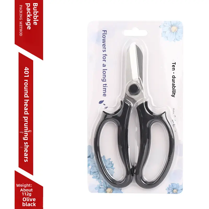 Floriculture Pruning Shears Wide-head Horticultural Shears Household Flower Shears Flower Branch Pruning Plate Planting Tools Flower Flower Arrange Scissors
