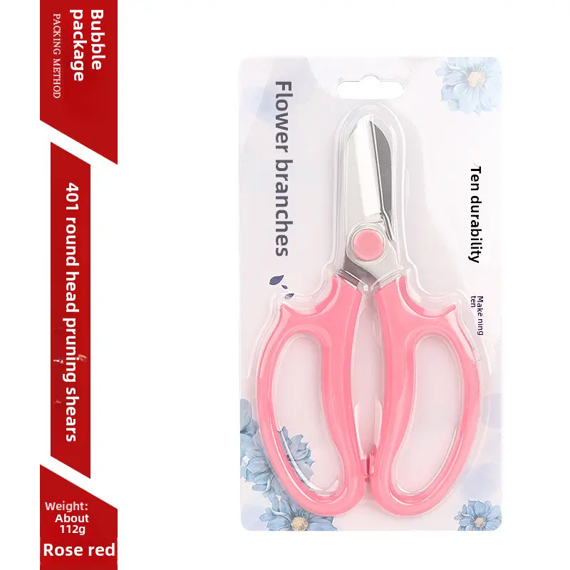 Floriculture Pruning Shears Wide-head Horticultural Shears Household Flower Shears Flower Branch Pruning Plate Planting Tools Flower Flower Arrange Scissors