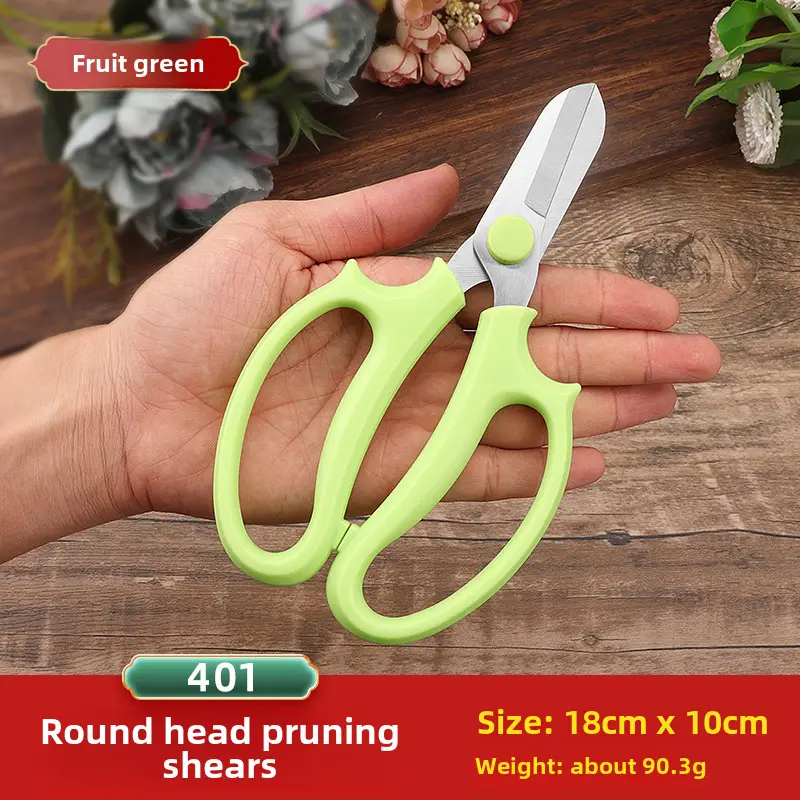 Floriculture Pruning Shears Wide-head Horticultural Shears Household Flower Shears Flower Branch Pruning Plate Planting Tools Flower Flower Arrange Scissors