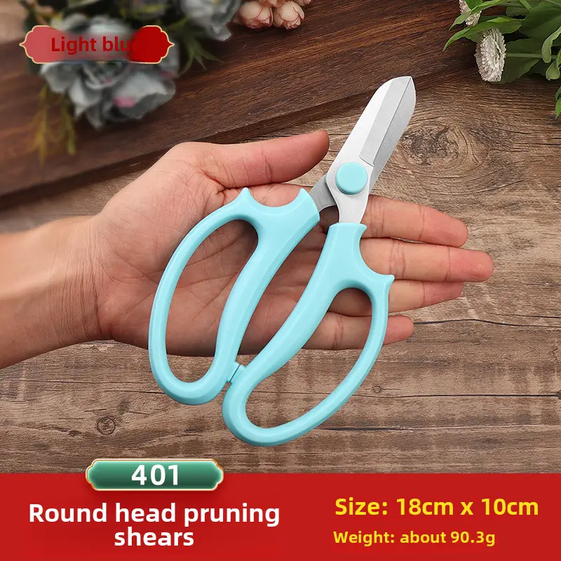Floriculture Pruning Shears Wide-head Horticultural Shears Household Flower Shears Flower Branch Pruning Plate Planting Tools Flower Flower Arrange Scissors