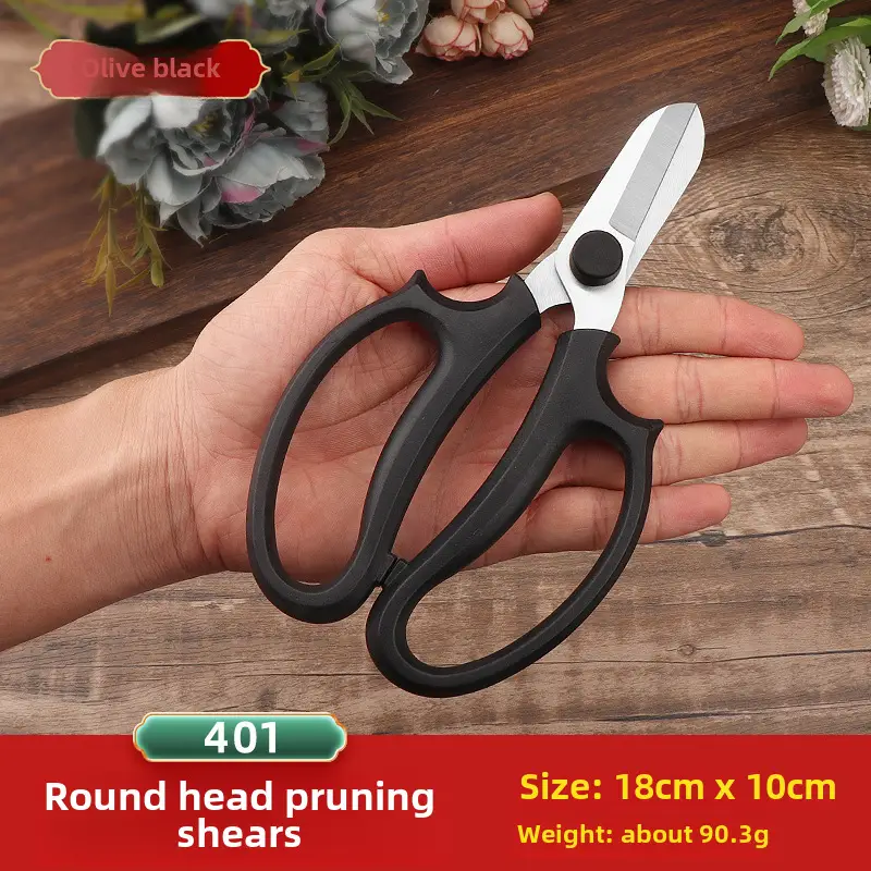 Floriculture Pruning Shears Wide-head Horticultural Shears Household Flower Shears Flower Branch Pruning Plate Planting Tools Flower Flower Arrange Scissors