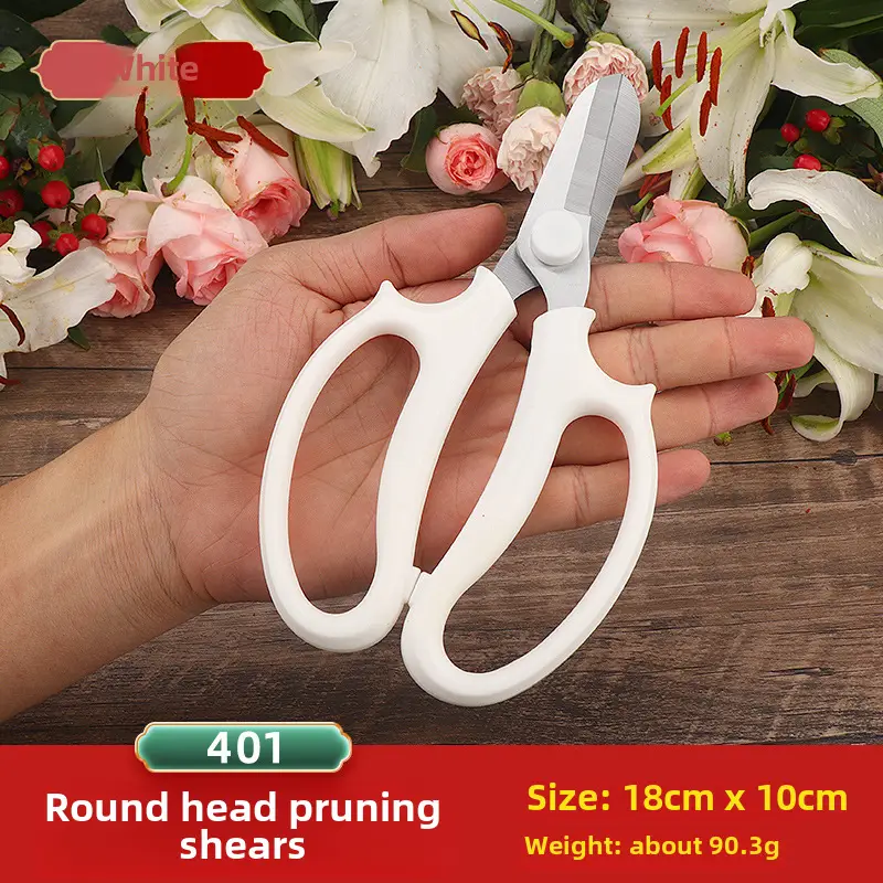 Floriculture Pruning Shears Wide-head Horticultural Shears Household Flower Shears Flower Branch Pruning Plate Planting Tools Flower Flower Arrange Scissors