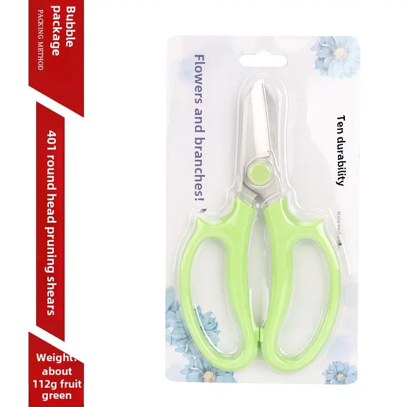 Floriculture Pruning Shears Wide-head Horticultural Shears Household Flower Shears Flower Branch Pruning Plate Planting Tools Flower Flower Arrange Scissors