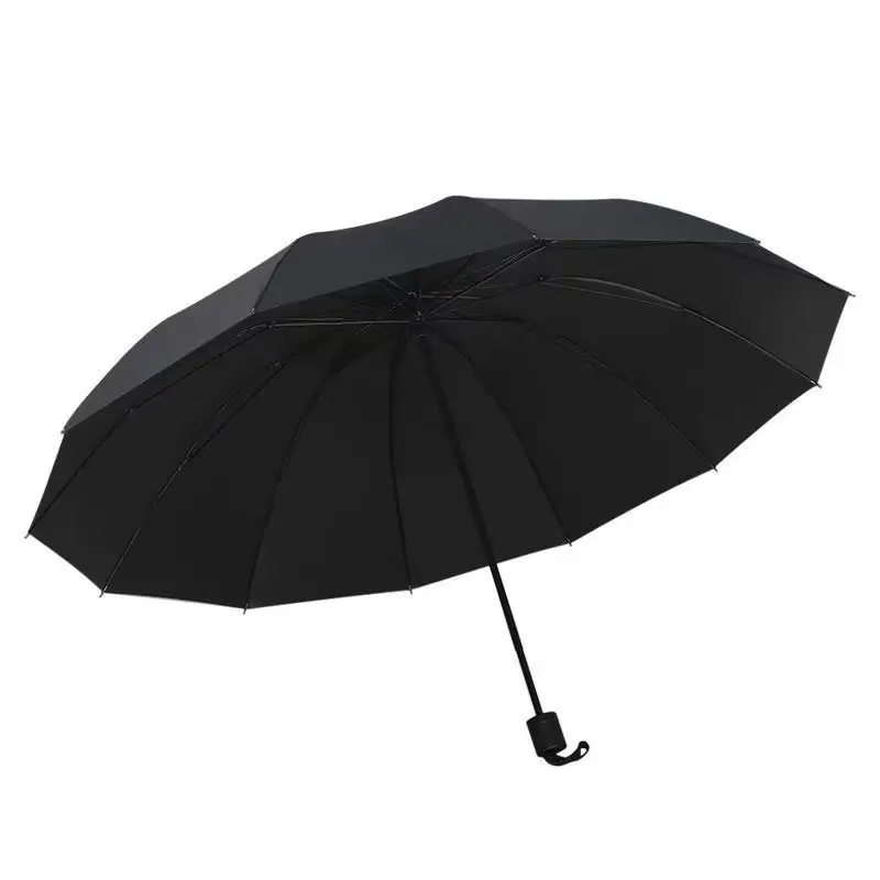 Double Large Rain Umbrella UV Wind Reinsforced