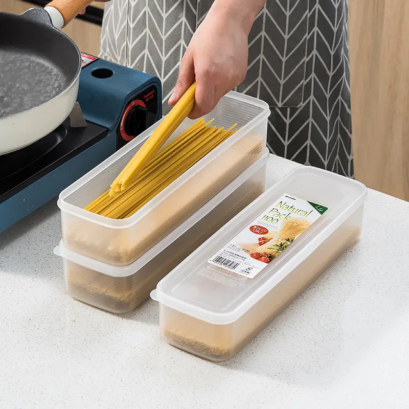 Japan Imported Rectangular Sealed Noodle Storage Box - Image 2