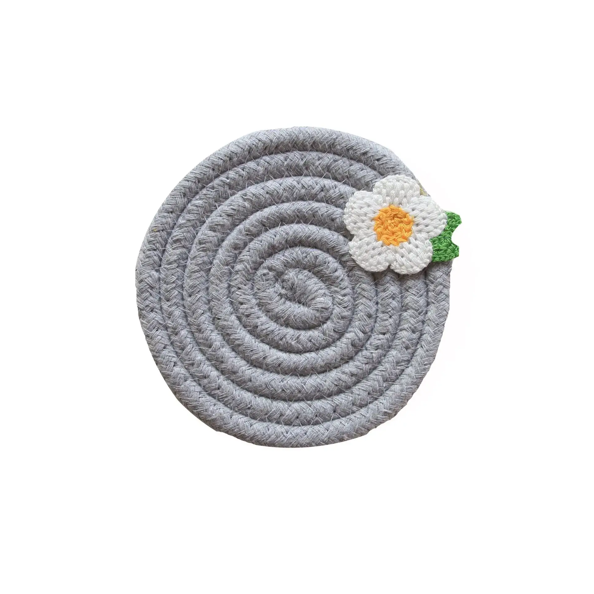 Pink Heat Insulated Small Flower Coaster Mat - Image 3