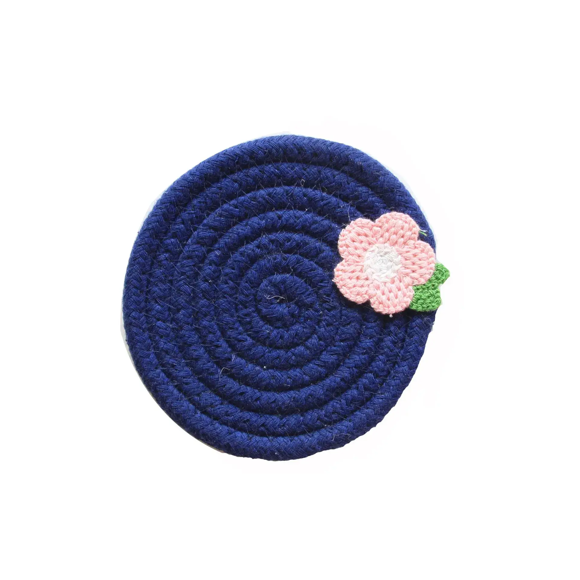 Pink Heat Insulated Small Flower Coaster Mat - Image 5