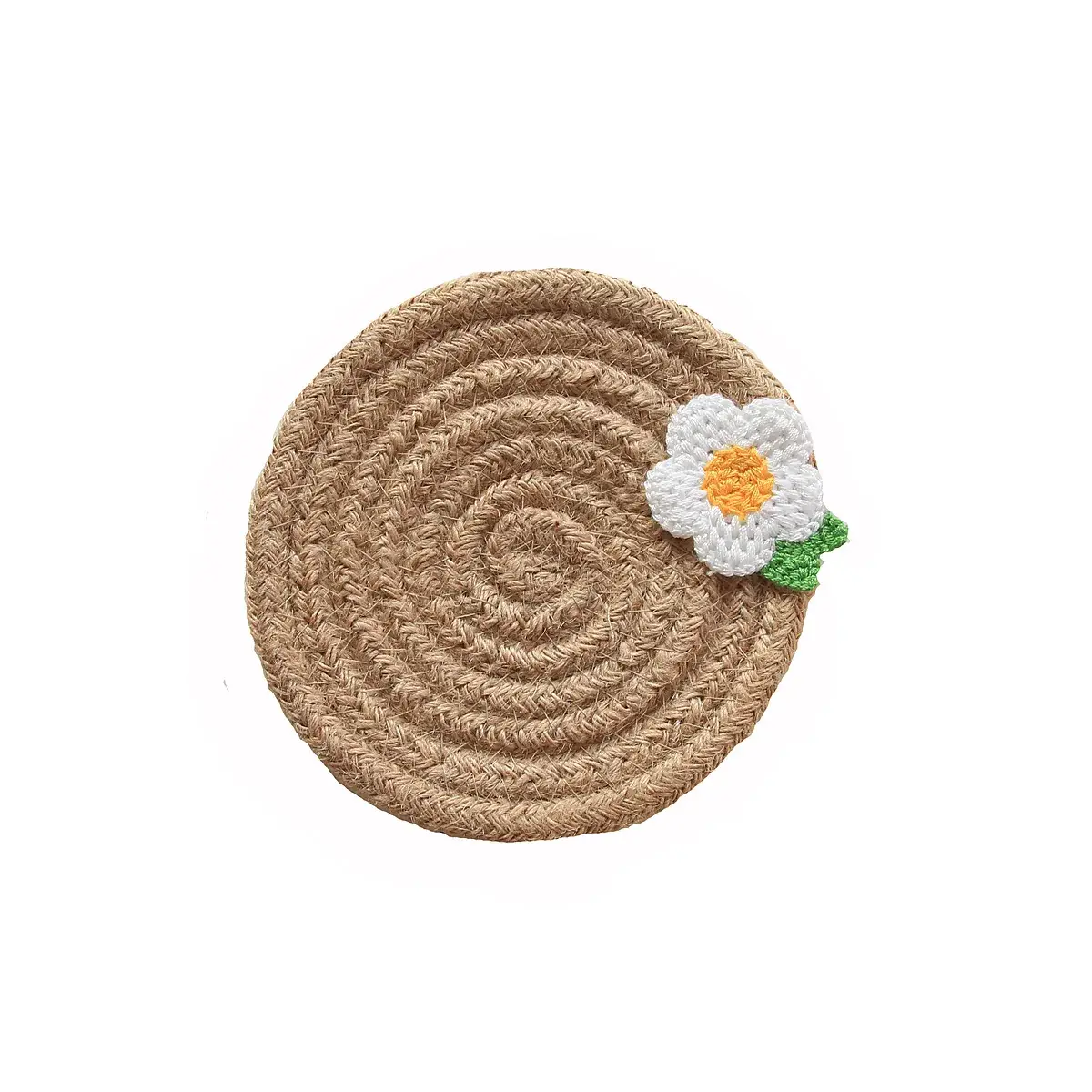 Pink Heat Insulated Small Flower Coaster Mat - Image 6