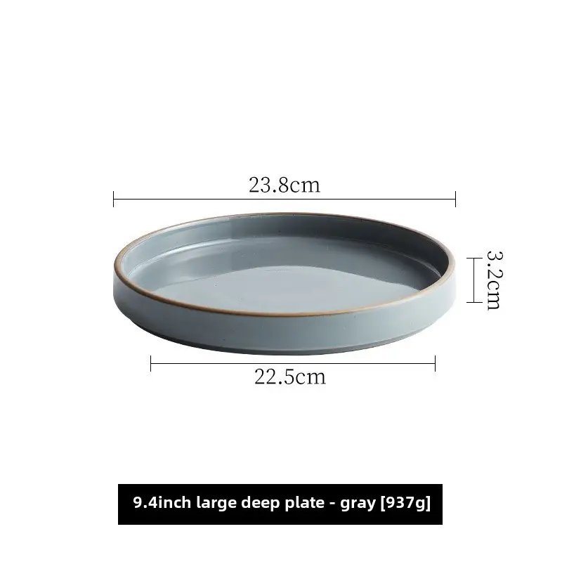 Japanese-style Stoneware Deep Dish Bowl Green 624g - Image 10