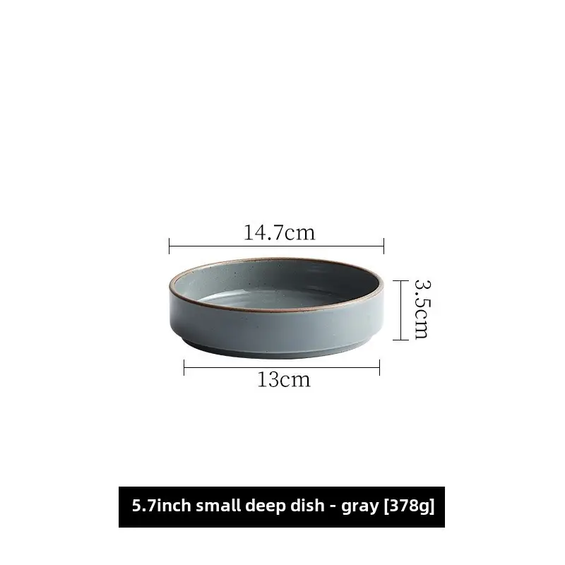 Japanese-style Stoneware Deep Dish Bowl Green 624g - Image 8