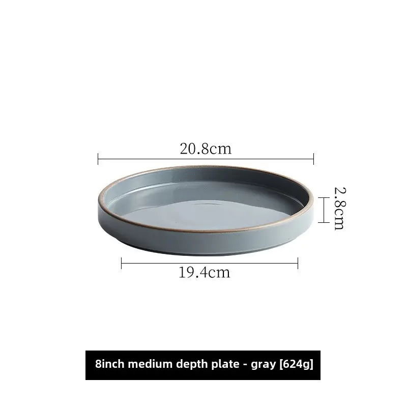Japanese-style Stoneware Deep Dish Bowl Green 624g - Image 9