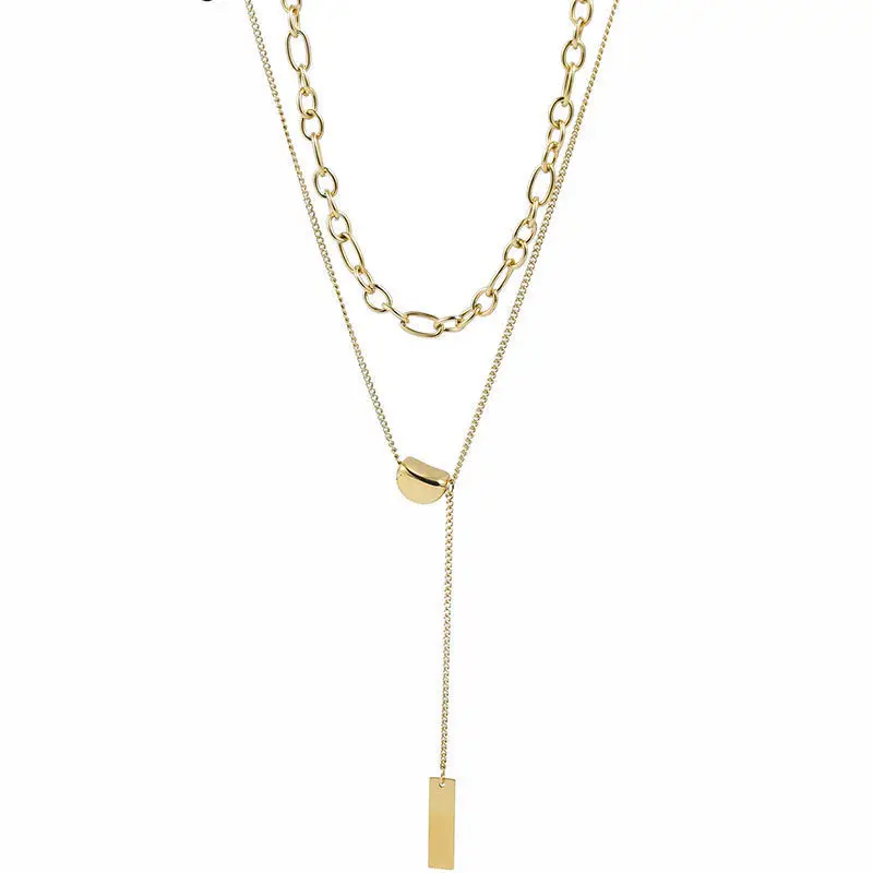 Titanium Steel Lucky Bean Necklace Women's Clavicle Chain - Image 7
