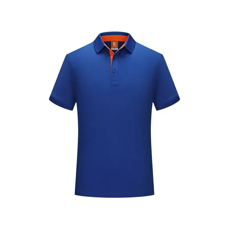 Men Women Business Lapel ShirT Polo Shirt with Logo - Image 10