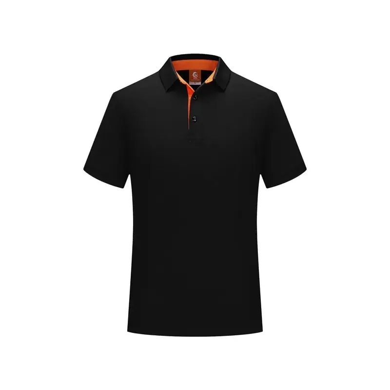 Men Women Business Lapel ShirT Polo Shirt with Logo - Image 5