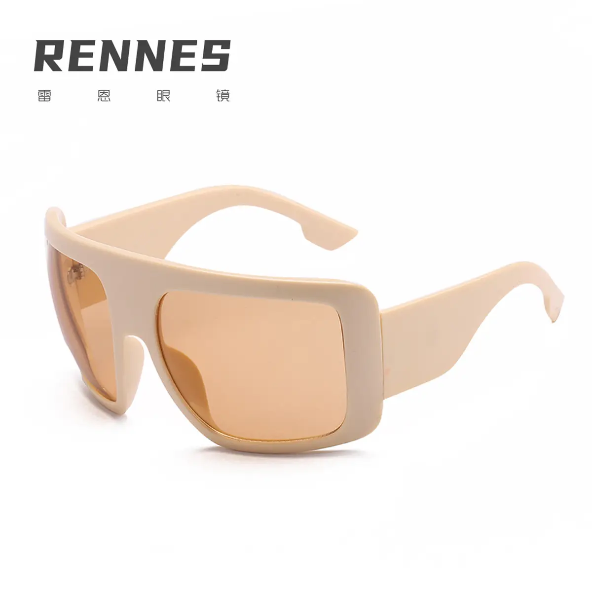 Black Frame Retro Sunglasses for Women - Image 11
