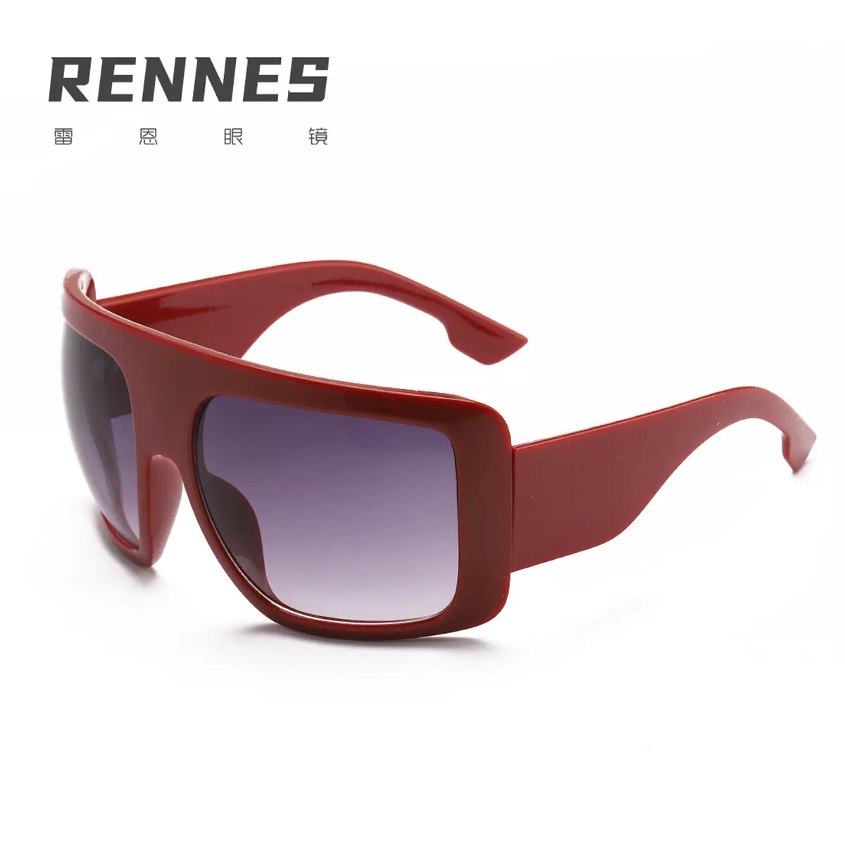 Black Frame Retro Sunglasses for Women - Image 12