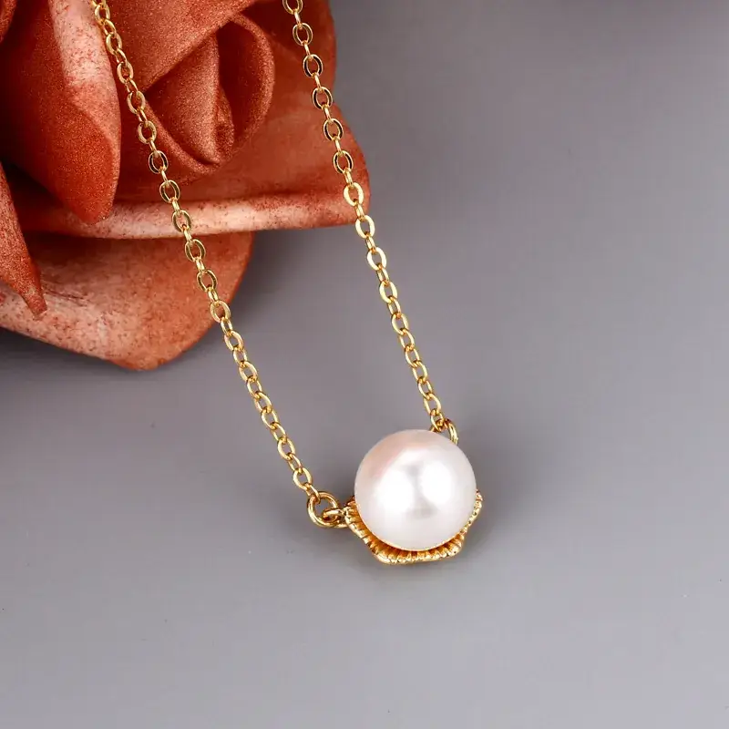 Korean Style Pearl Pendant Necklace for Women