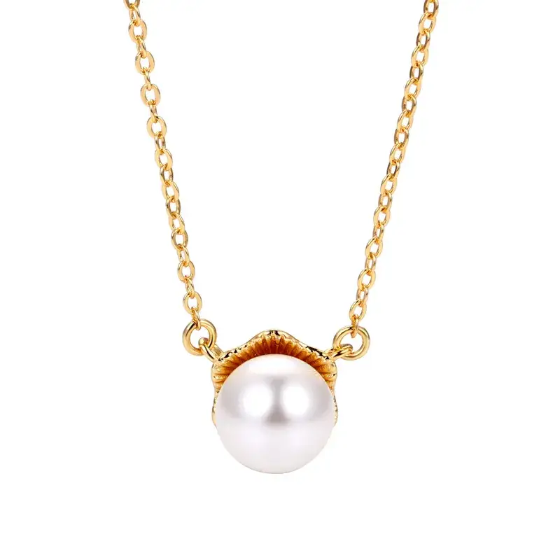 Korean Style Pearl Pendant Necklace for Women