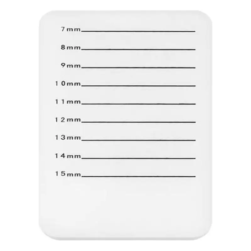 Acrylic False Eyelash Scale 7mm 14mm