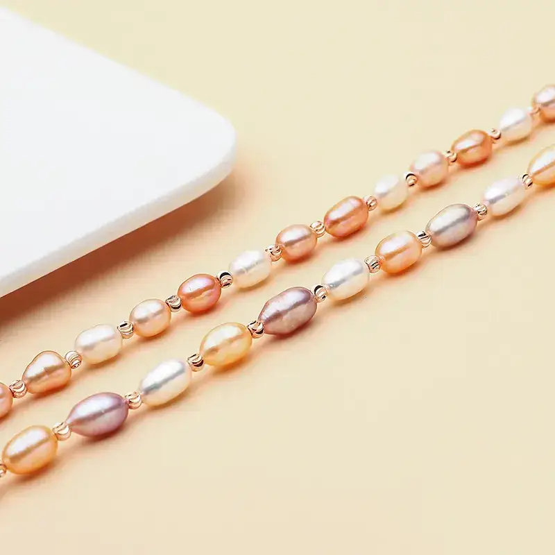 Natural Pearl Gradient Gold Bracelet for Women — feature 1