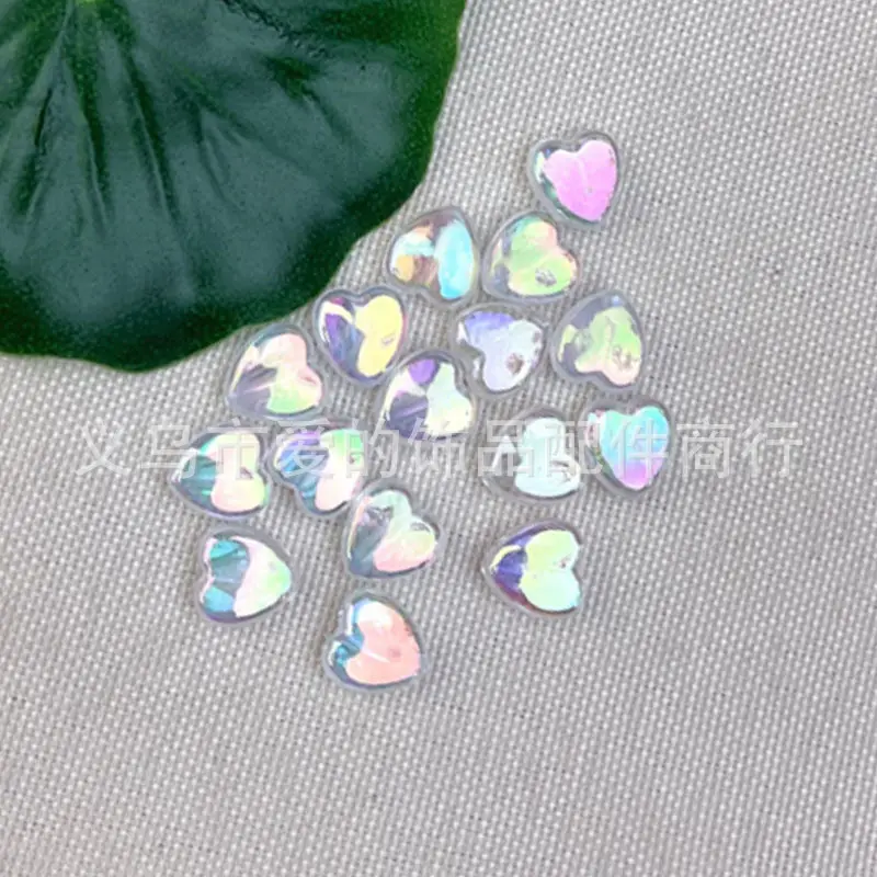 9x9mm Transparent Peach Love Beads for DIY Bracelet - Image 3