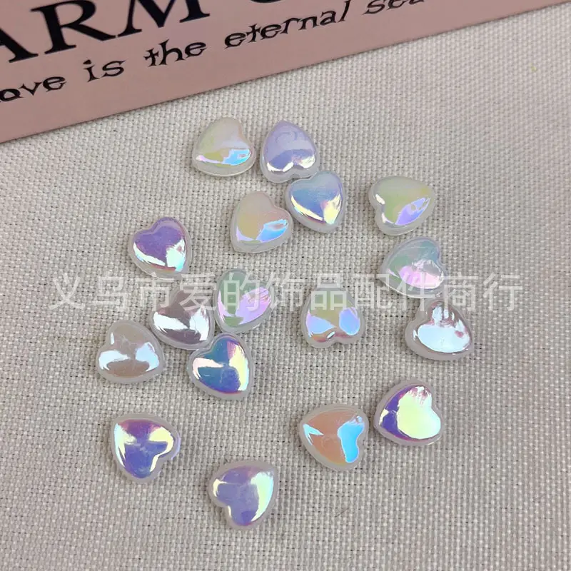 9x9mm Transparent Peach Love Beads for DIY Bracelet - Image 14