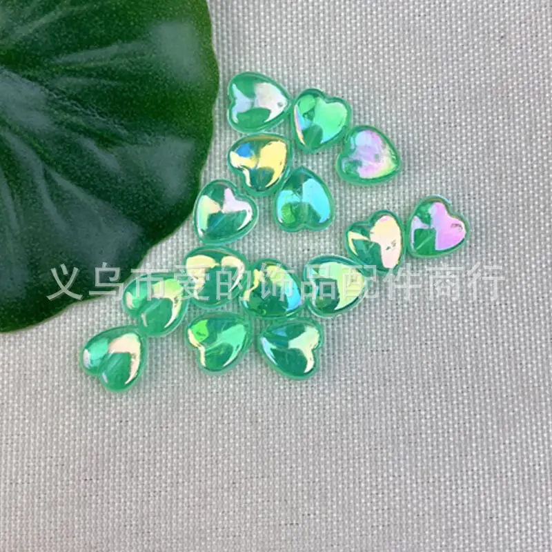 9x9mm Transparent Peach Love Beads for DIY Bracelet - Image 6