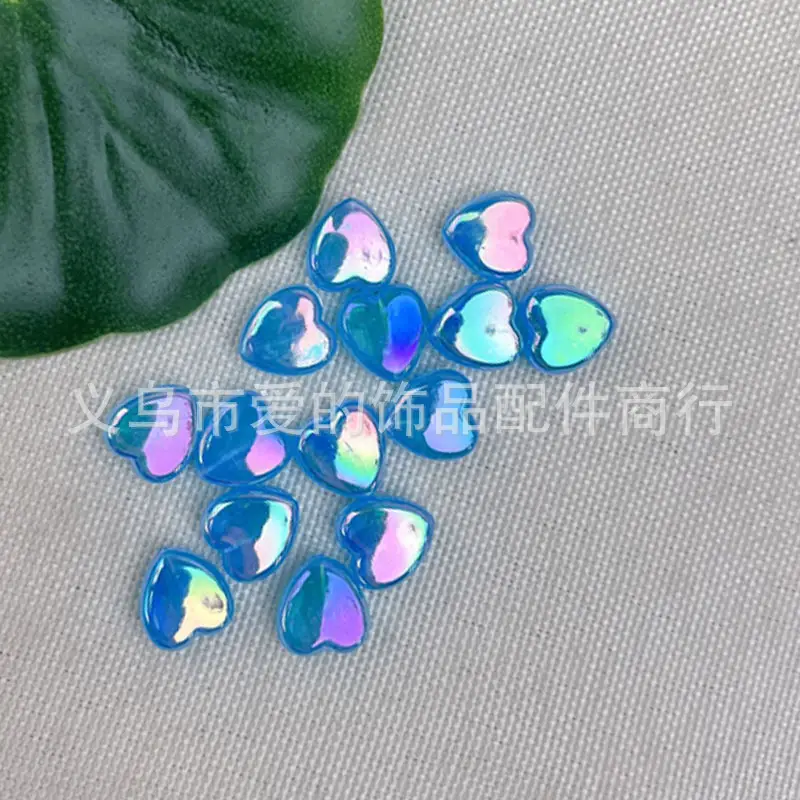 9x9mm Transparent Peach Love Beads for DIY Bracelet - Image 7
