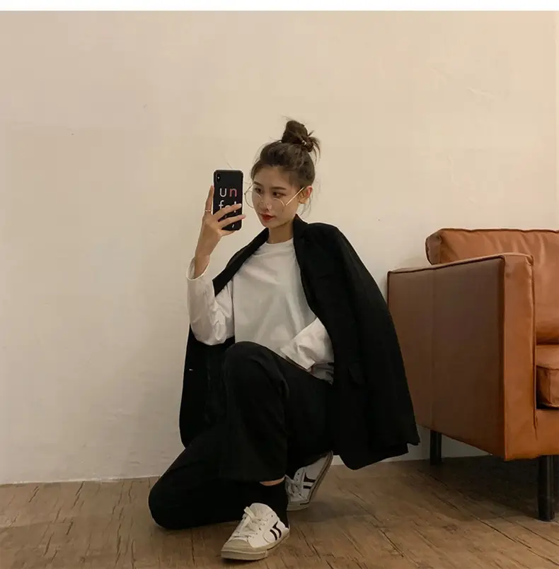 White Long Sleeve T-Shirt for Women Autumn 2025 — feature 16