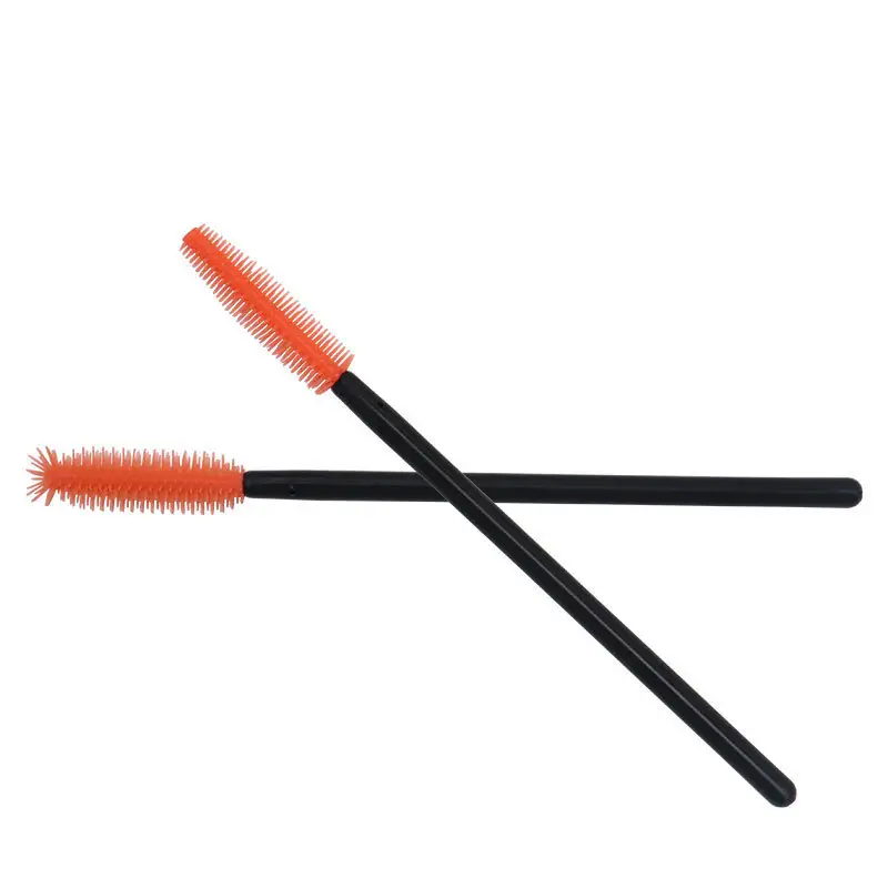 Silicone Mascara Brush 50 Pack Multicolor Small Comb
