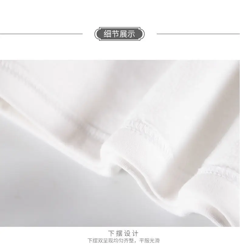 Women Fleece Lined Long Sleeve T-Shirt White — feature 11