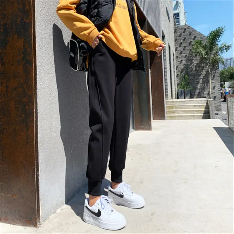Women Fleece Lined Slimming Sports Pants Autumn Winter 2020 - Image 3