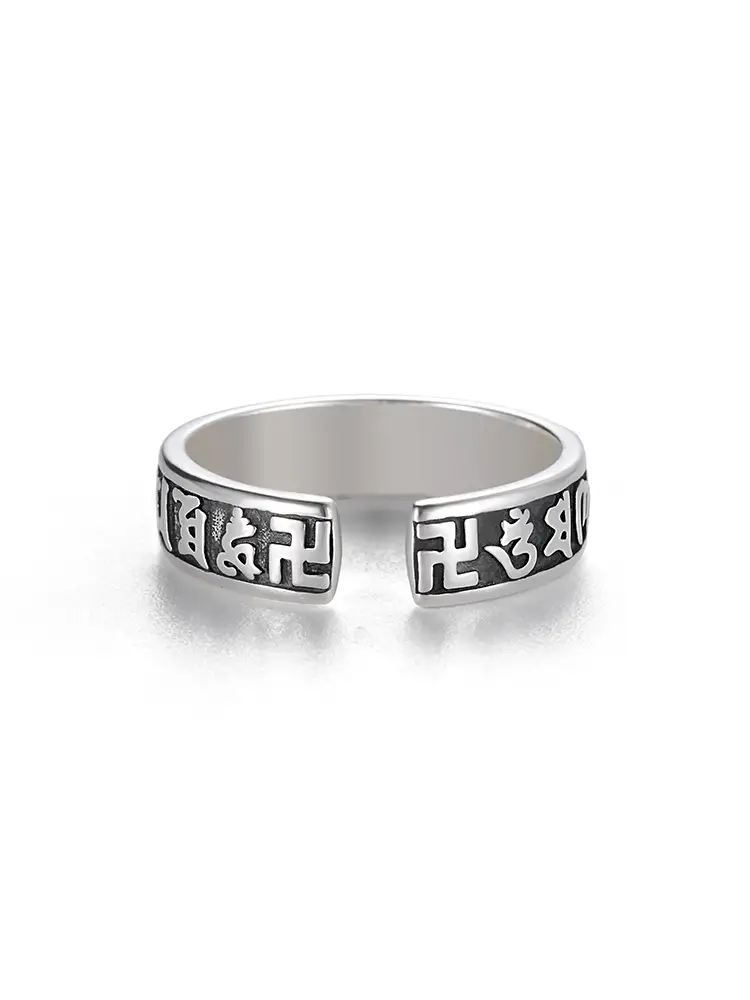 Thai Silver Pi Xiu Ring for Men — feature 5