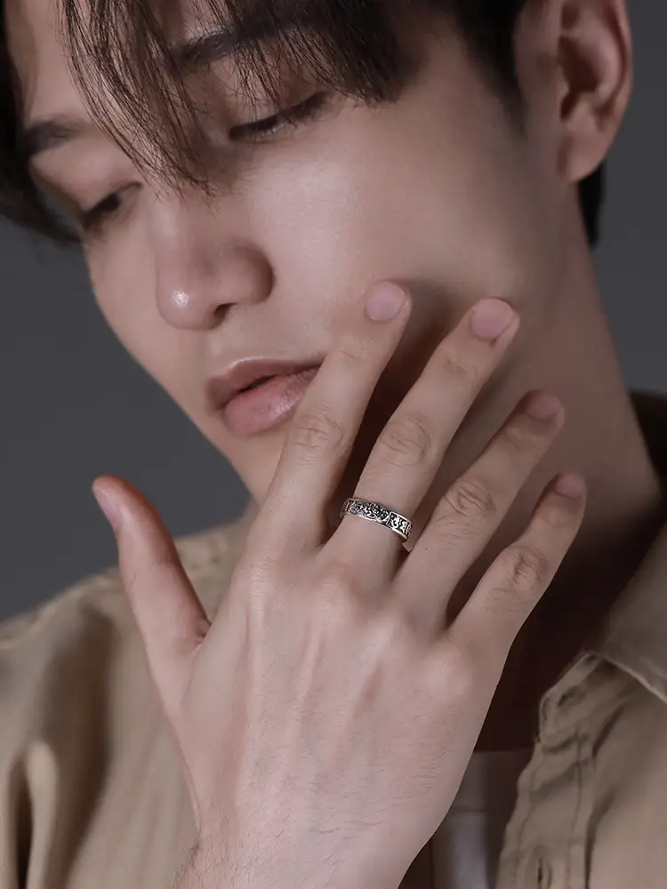 Thai Silver Pi Xiu Ring for Men — feature 6