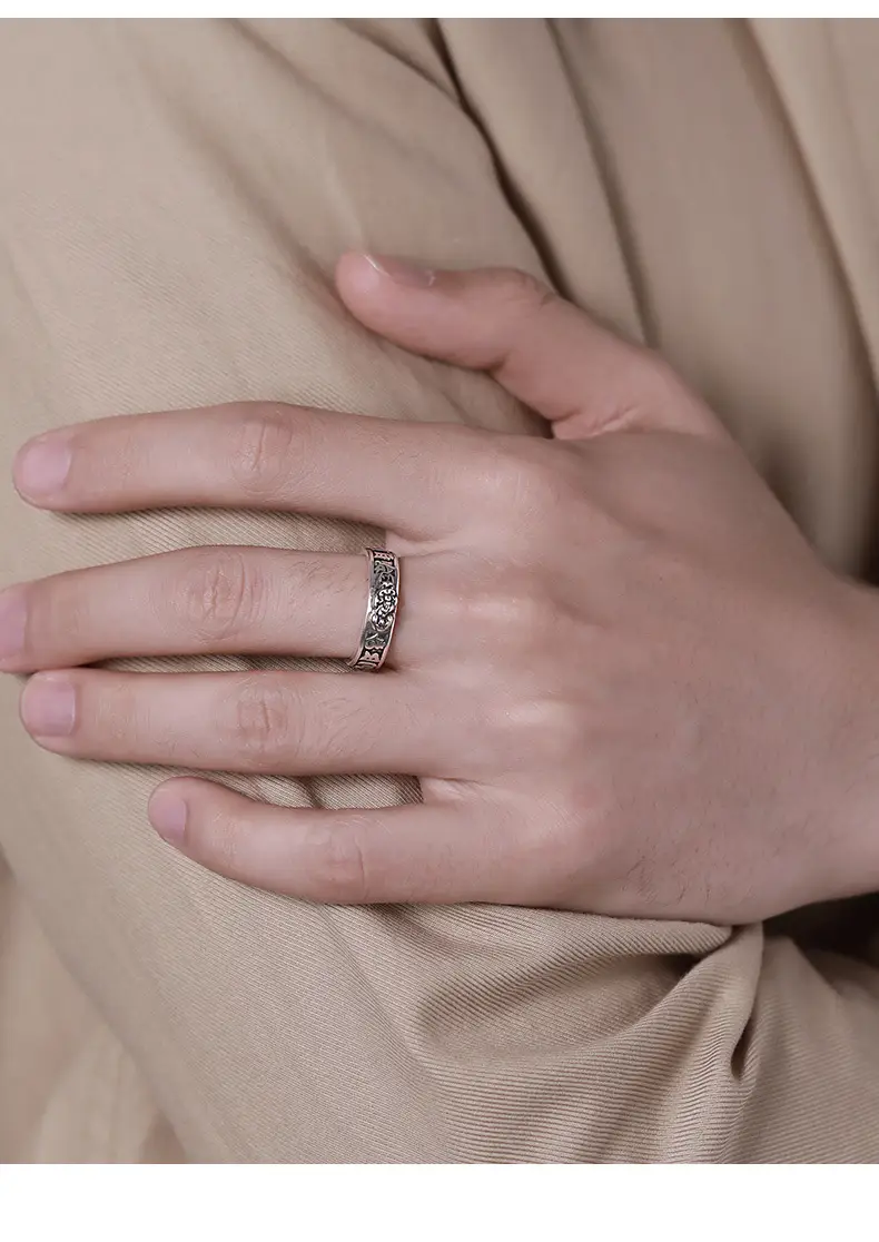 Thai Silver Pi Xiu Ring for Men — feature 7