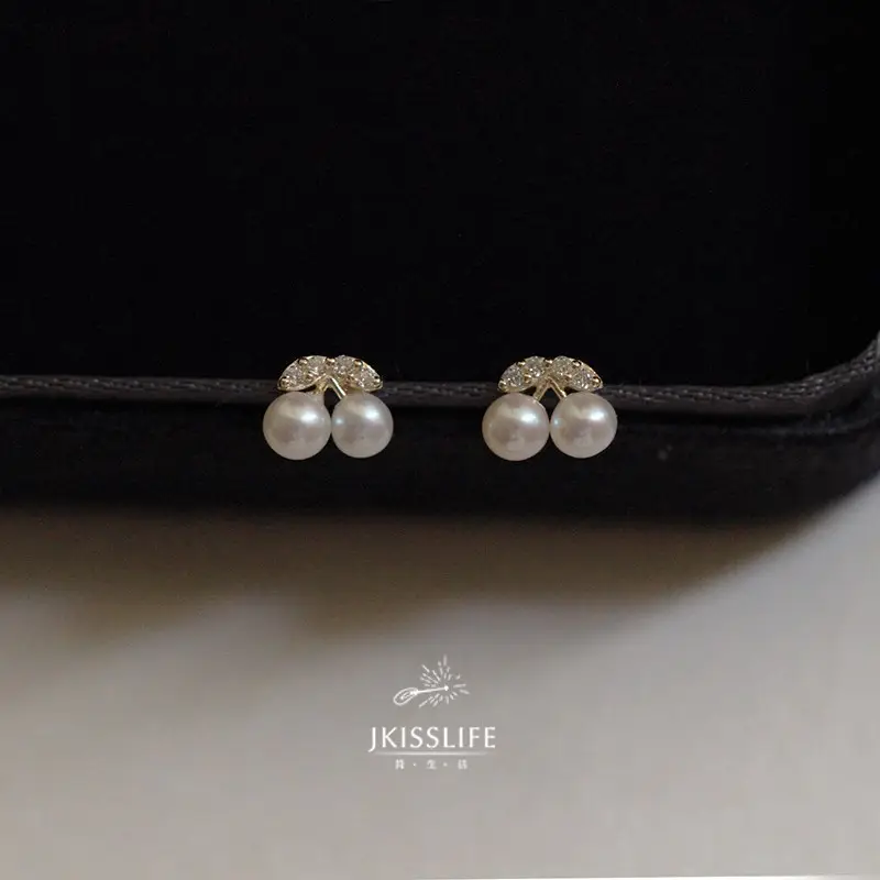 S925 Sterling Silver Pearl Earrings for Women - Image 4