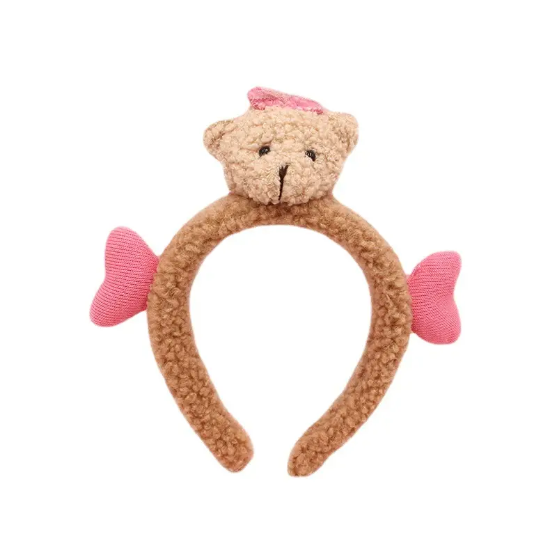 Cute Bear Hairband with Face Wash Holder - Image 13