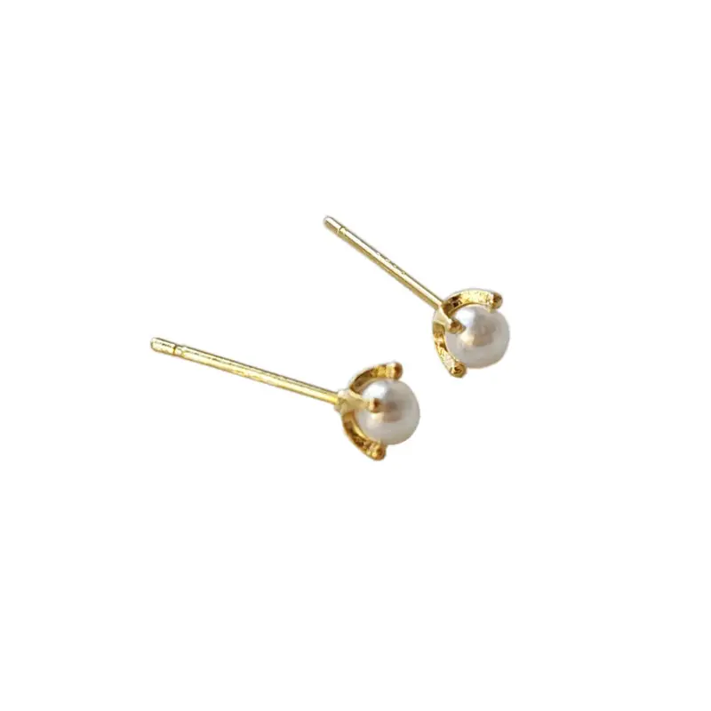 Real Gold Plated Pearl Earrings for Women - Image 6