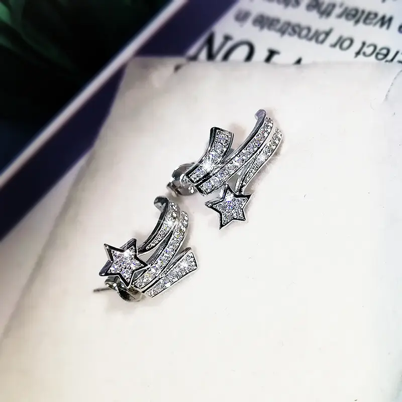 Star Zircon Earrings for Women Wholesale
