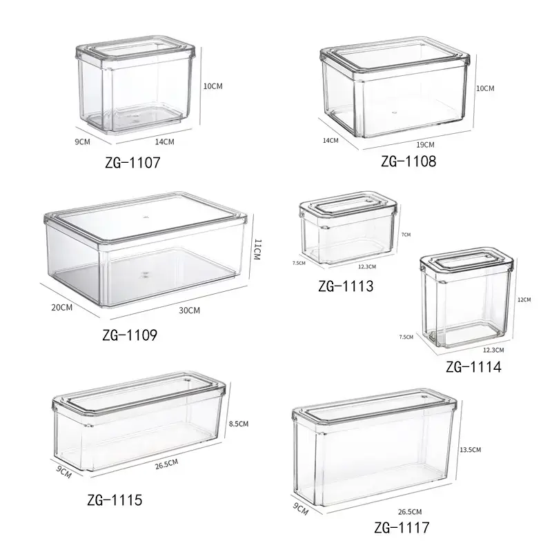 Refrigerator Storage Box with Lid for Crisper Food - Image 12