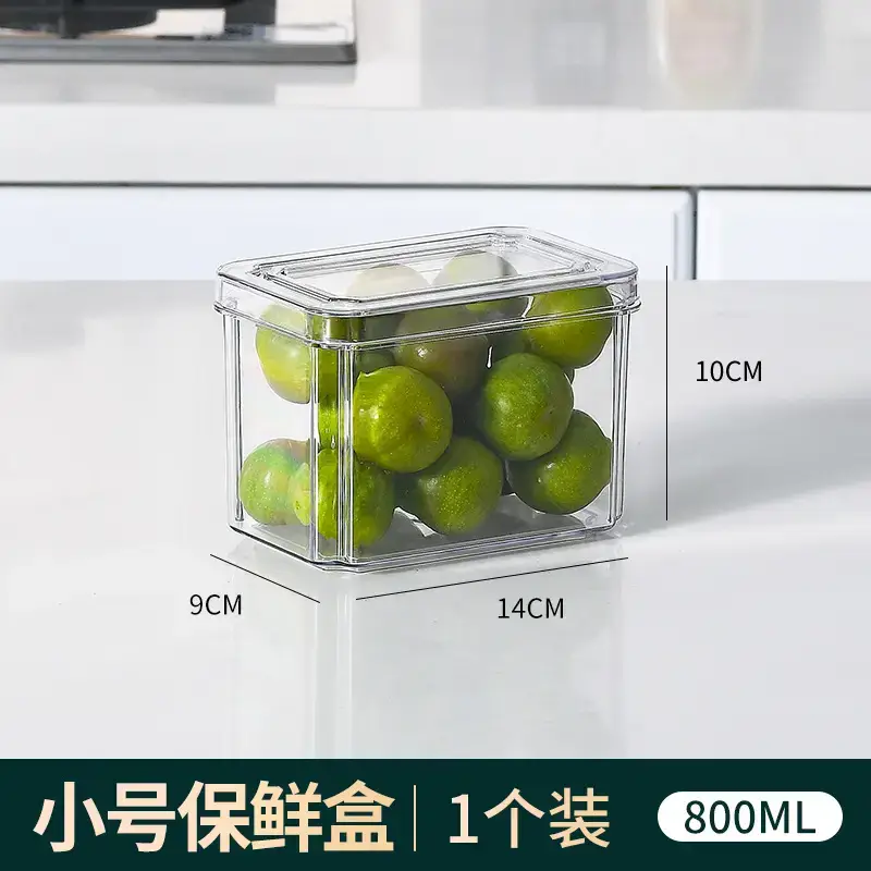 Refrigerator Storage Box with Lid for Crisper Food - Image 3